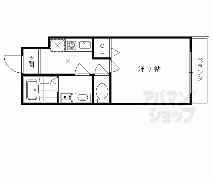 【プチフルール嵐山】間取