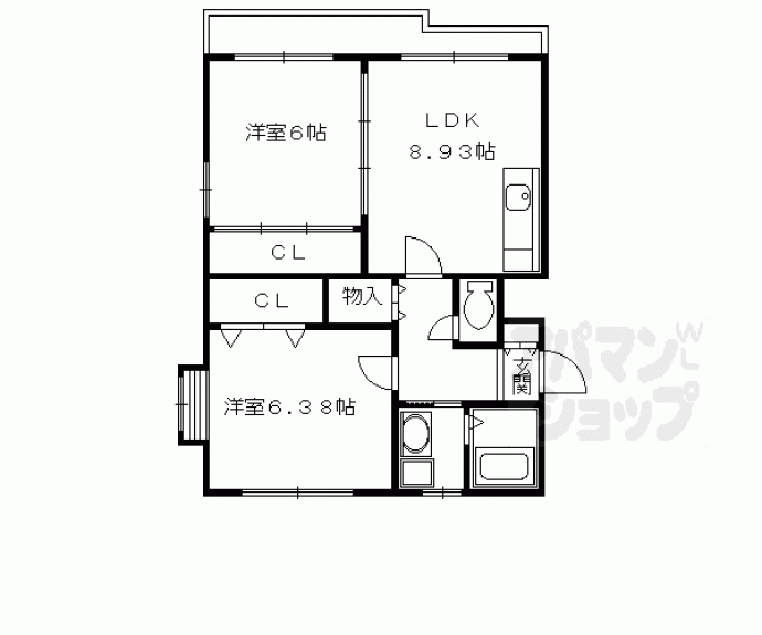 【メゾンクララ】間取