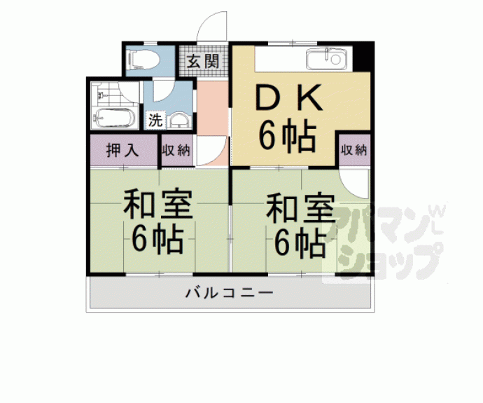 【エクレール高辻】間取