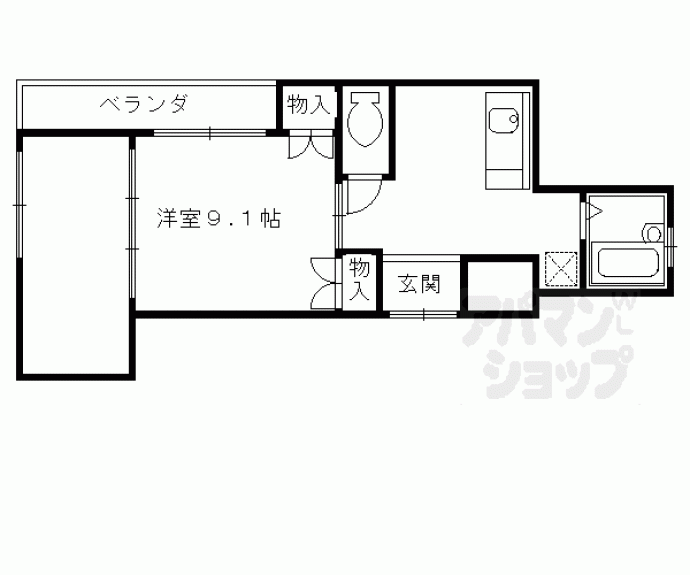 【小華マンションアネックス】間取