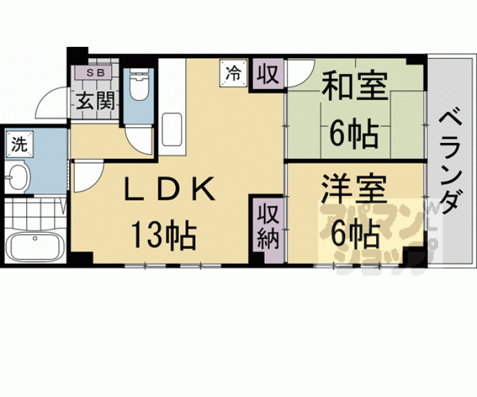 【タワー御池】間取