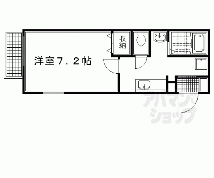 【ユニライフみやび】間取
