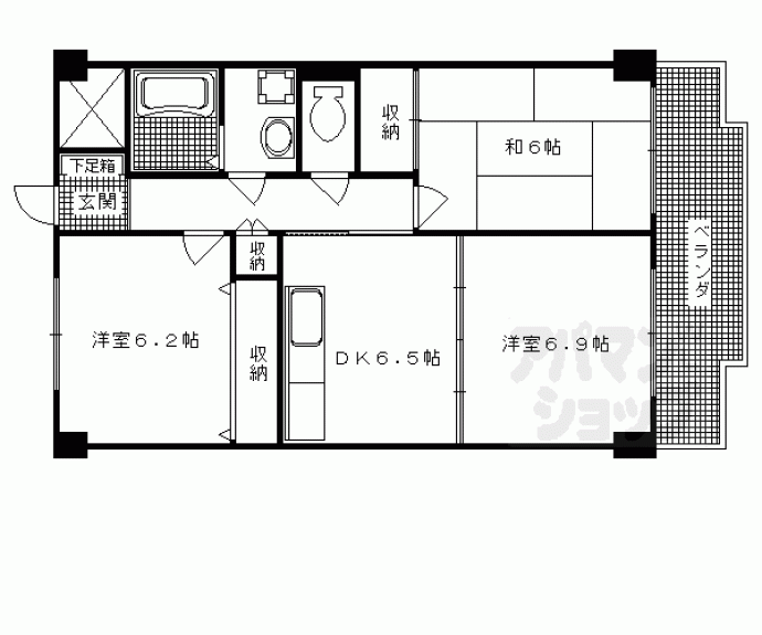 【デンクマール70】間取