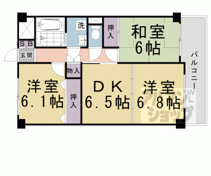 【デンクマール70】間取