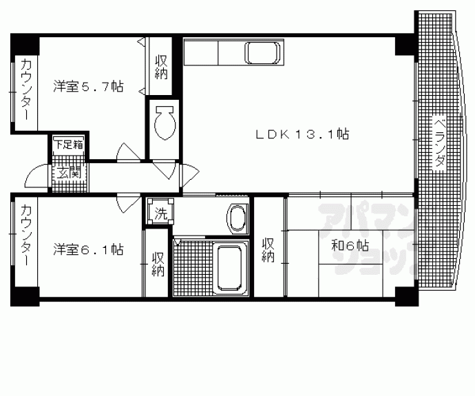 【サイレントキャッスル】間取