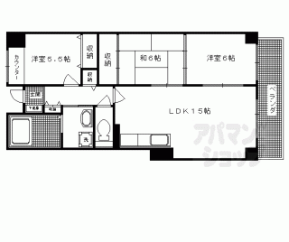 【パレスコート二条】