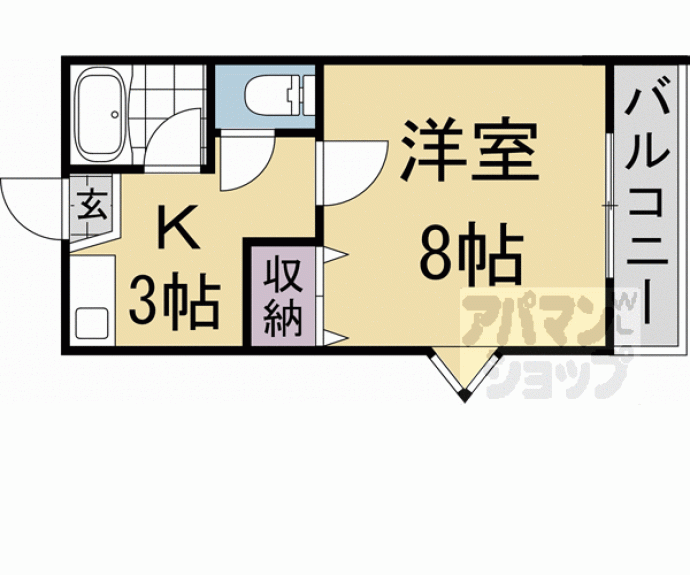 【ライブＩＮ修学院】間取