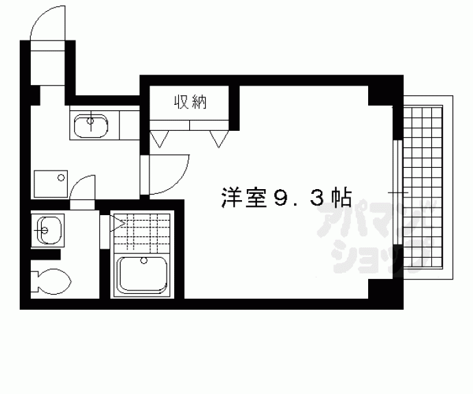 【サンミッシェル北白川】間取