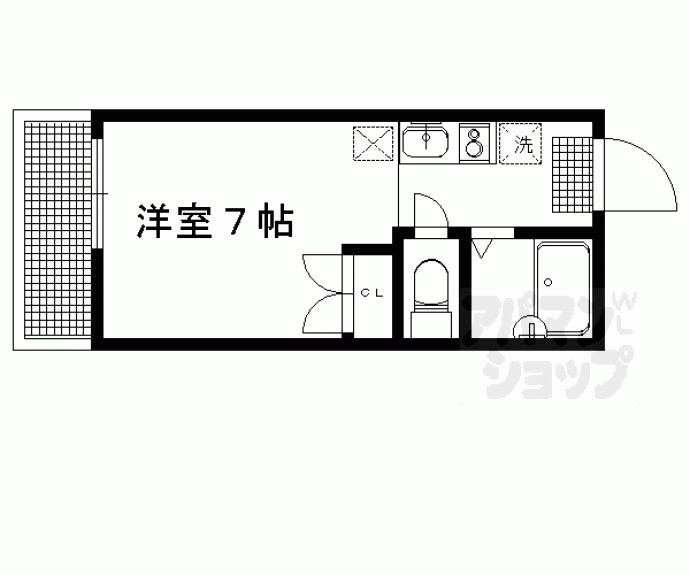 【ヴィレッジ岩倉】間取