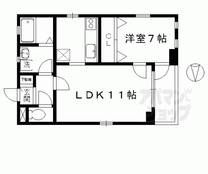 【メゾン・ルミエール】間取