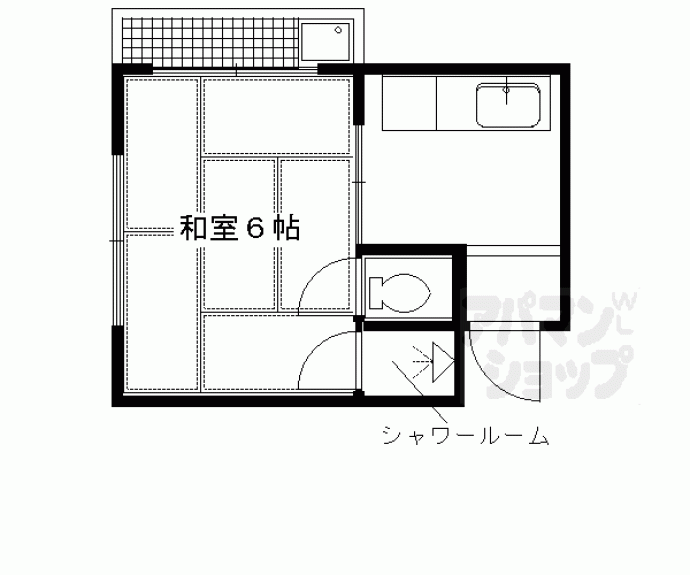 【ハイツ峰】間取