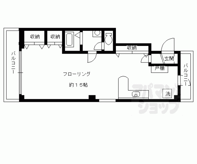 【ＶＩＴＡ　ＳＨＩＭＯＧＡＭＯ】間取