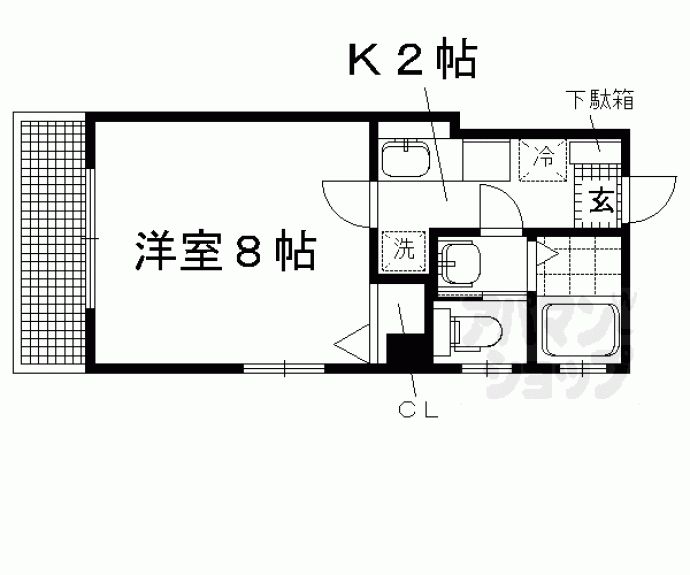 【パークレジデンス　下鴨】間取