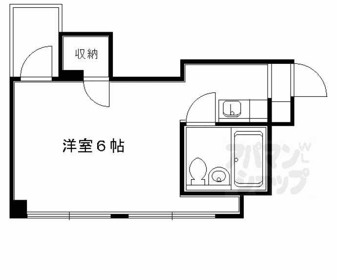 【コスモハイツ里ノ内】間取