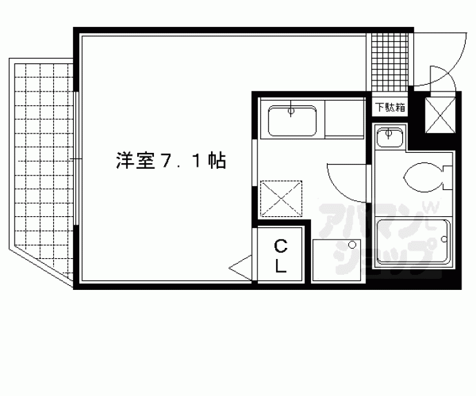 【デ・リード鴨川公園】間取