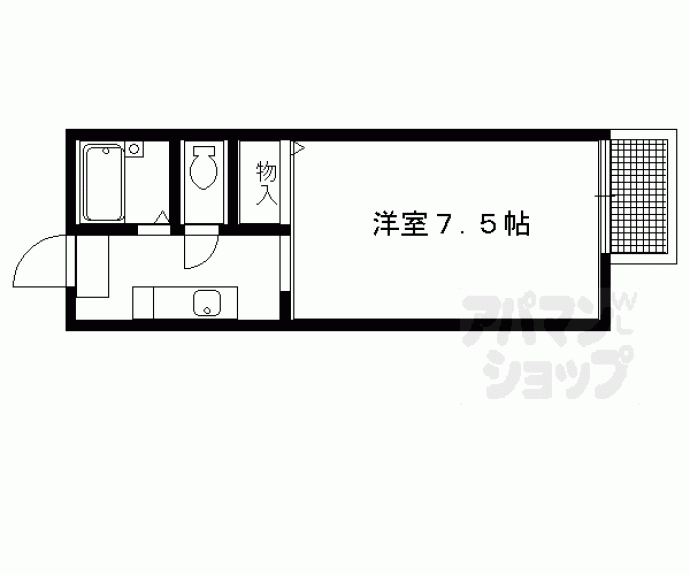 【ルミエール松ヶ崎】間取