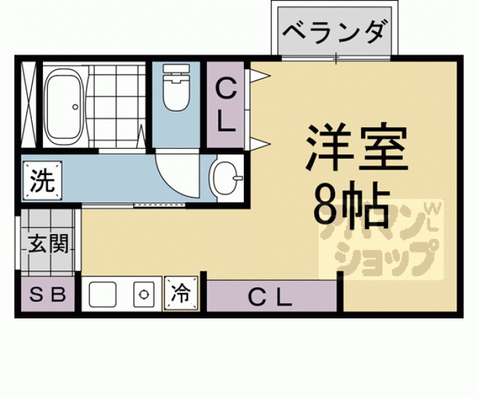 【セジュール高見2】間取