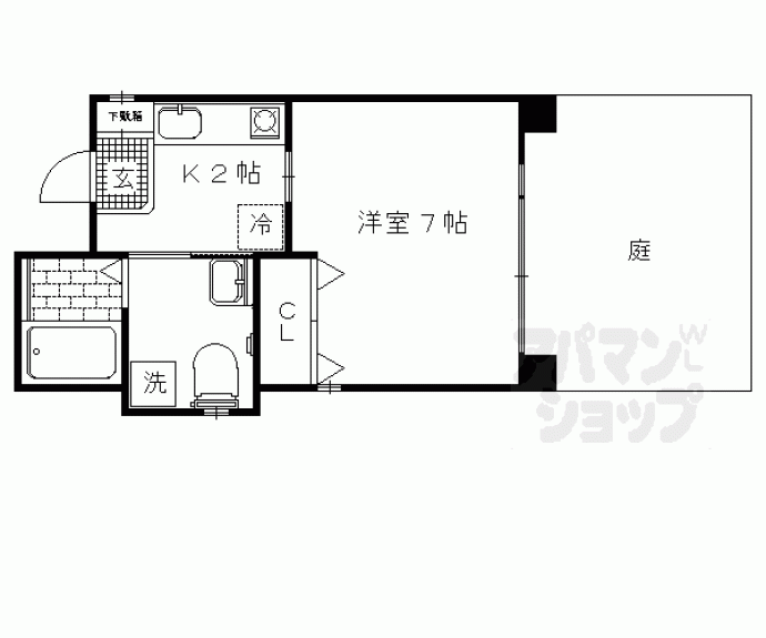 【クレール　フォンテーヌ】間取