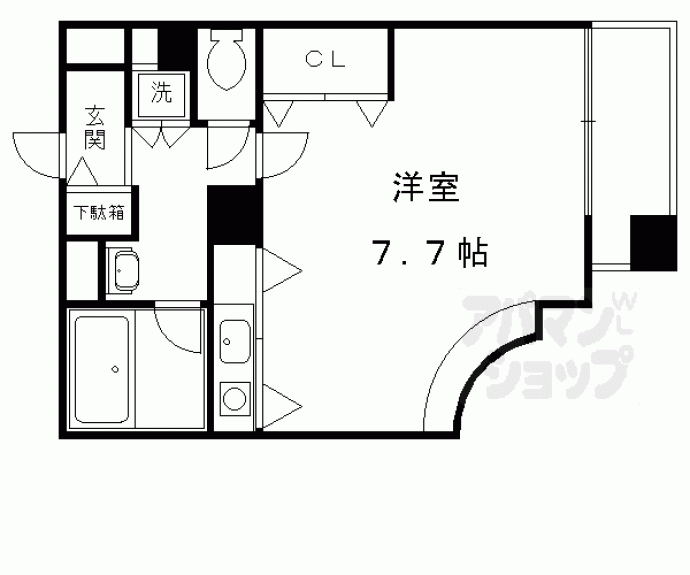 【グラン　シャリオ　北山】間取
