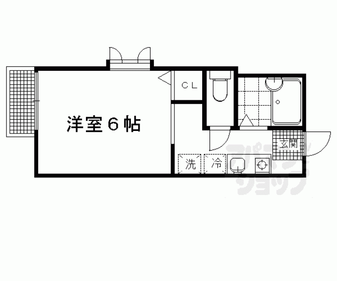 【ロジュマン一乗寺】間取