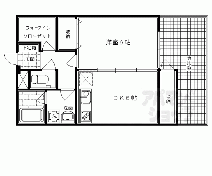 【サンロイヤル五条】間取