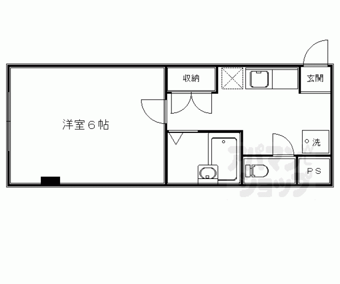 【コーポクニタ】間取