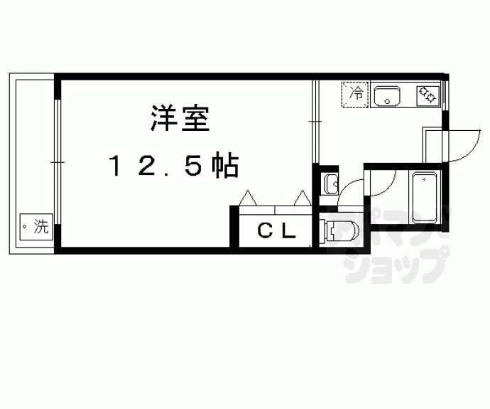 【ＣＬＡＳＫＡ西陣】間取