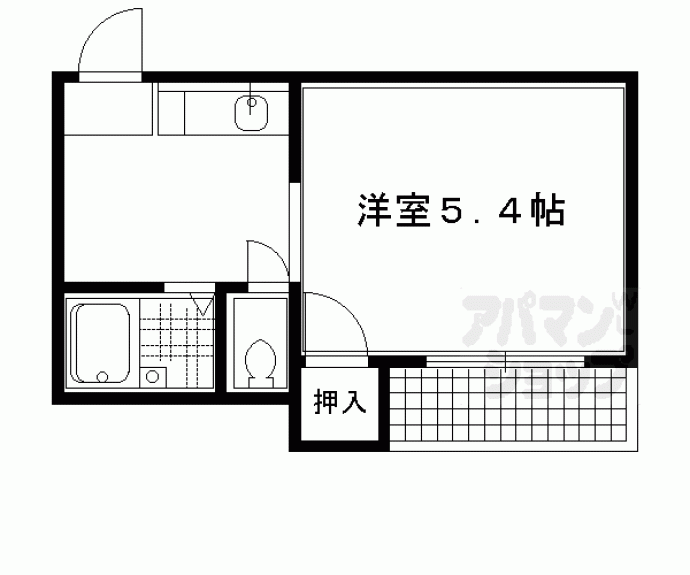 【レーベン一乗寺】間取