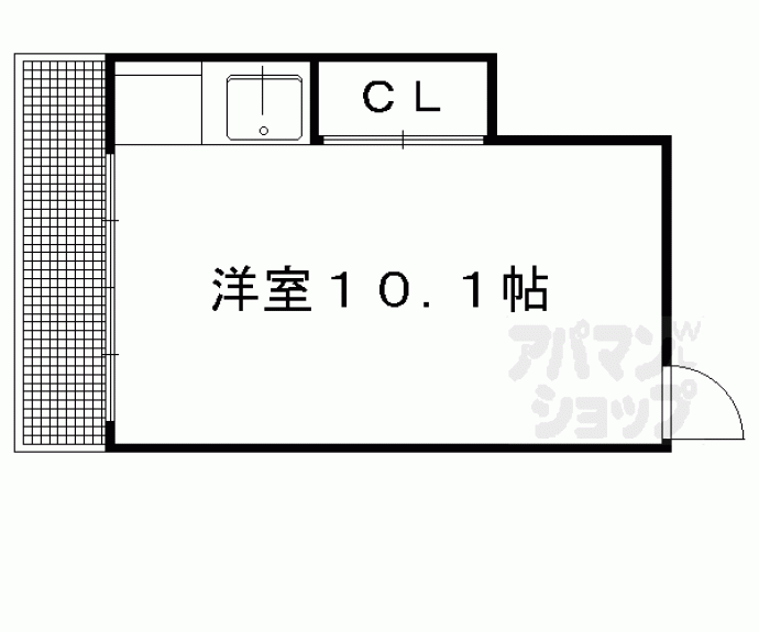 【岡田アパート】間取