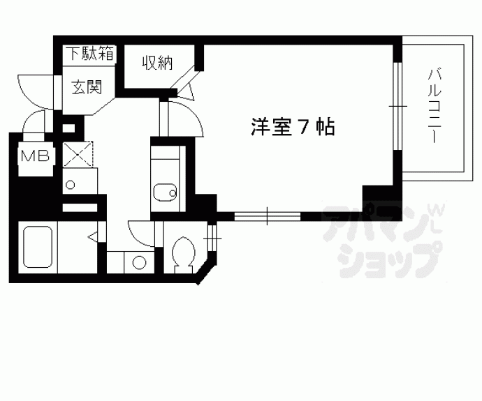 【ラナップスクエア京都東山】間取