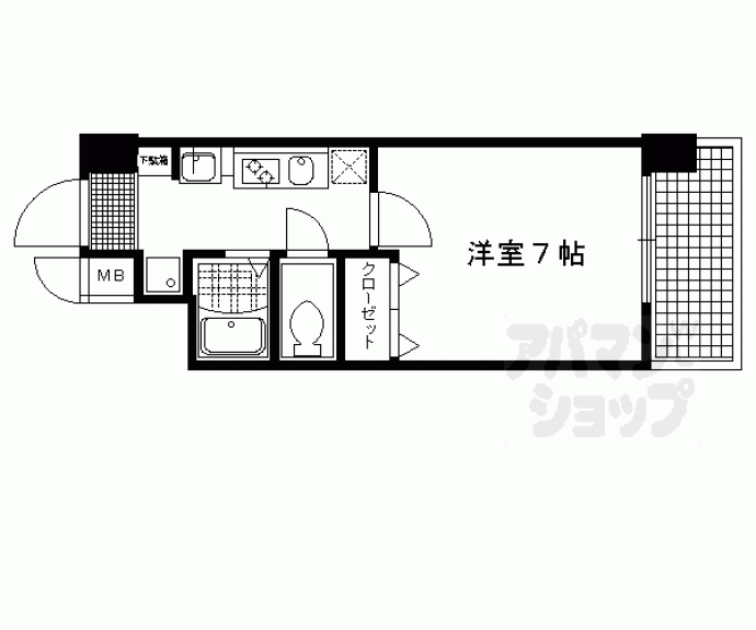 【ラナップスクエア京都東山】間取
