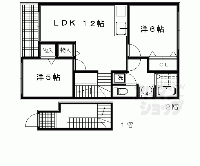【ルネ紫野】間取