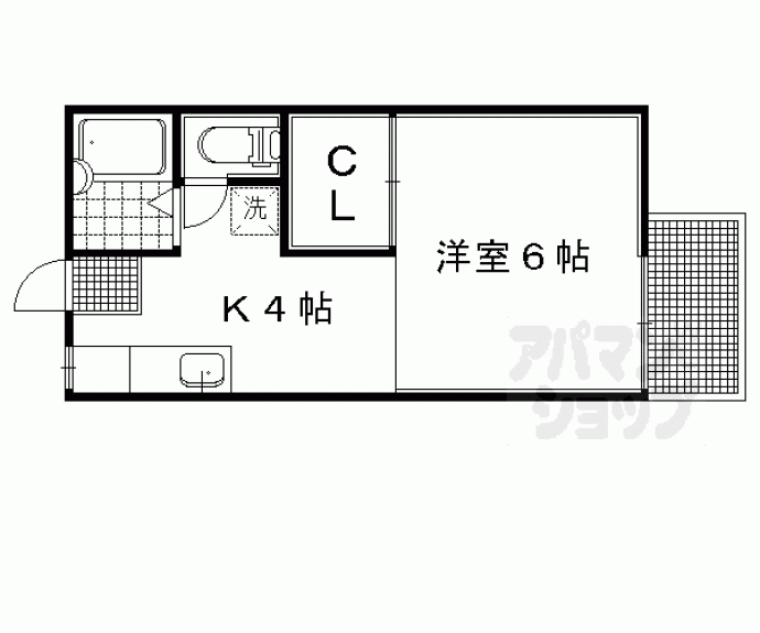 【メゾンホーリーホック】間取