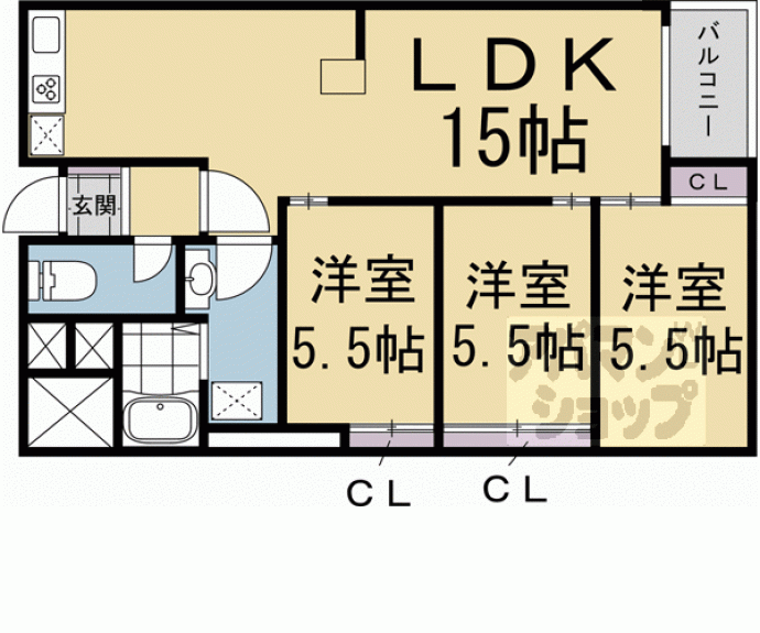 【プランタンビル】間取