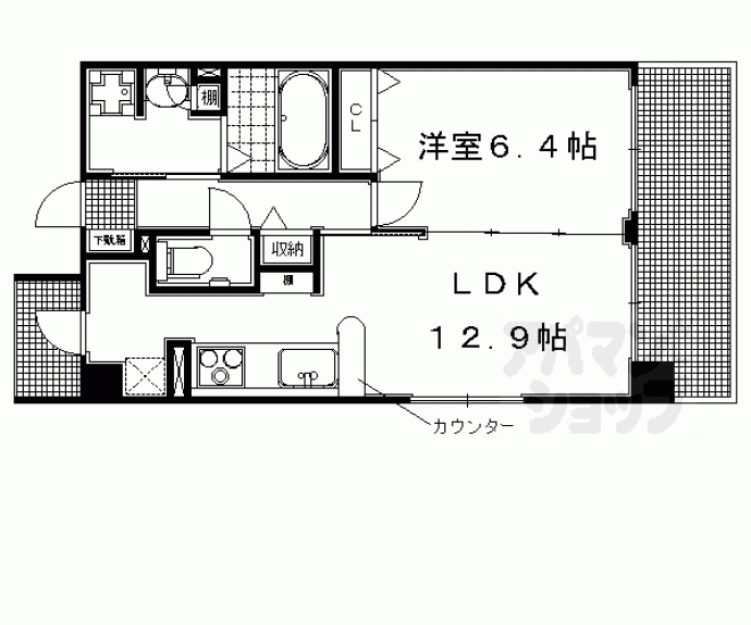 【インベスト京都白川】間取