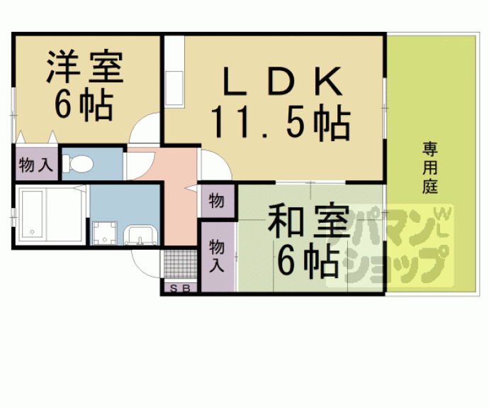 【ハイカムール松ヶ崎】間取