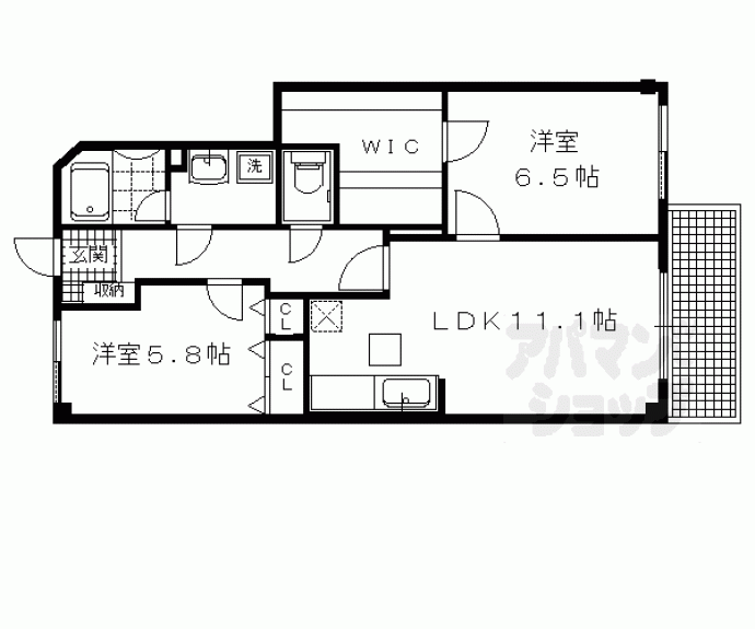 【アザレアスクエア】間取