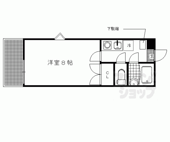 【サンダ館Ⅱ】間取