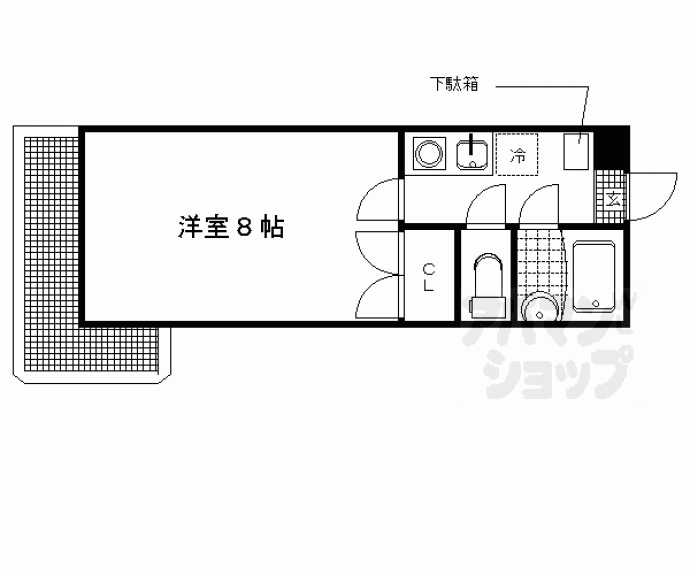 【サンダ館Ⅱ】間取