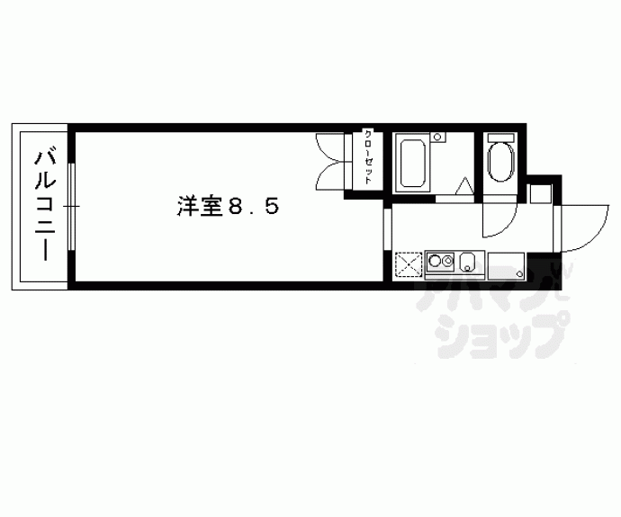 【正和フラット下鴨】間取