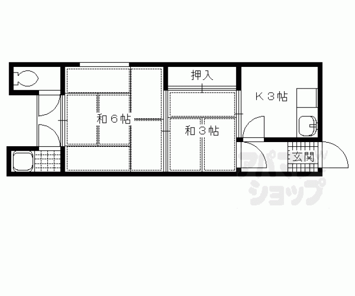 【イーストハウス】間取
