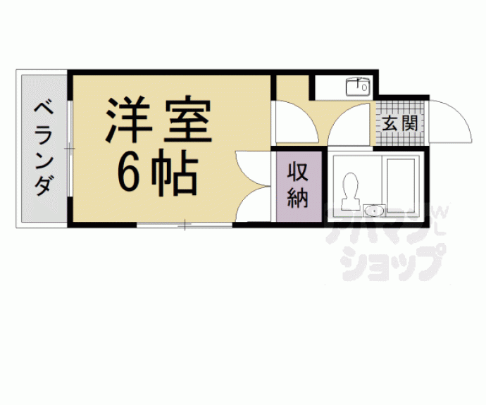 【サンコーポ白川】間取