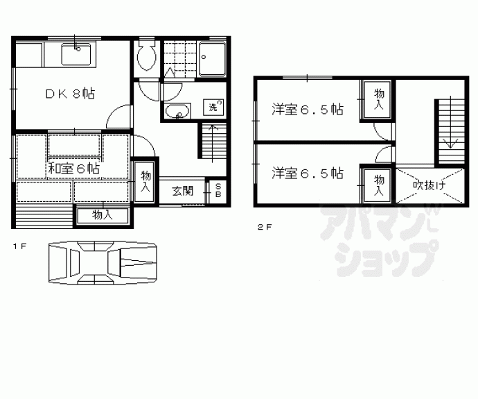 【岩倉南池田町貸家１１９】間取