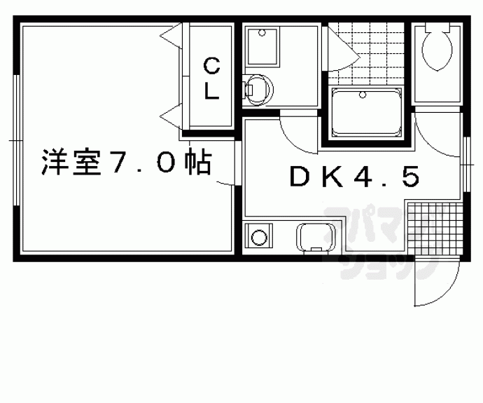 【日比アパート】間取
