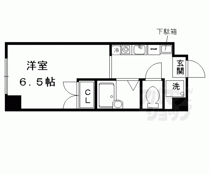 【ジュイール北白川】間取