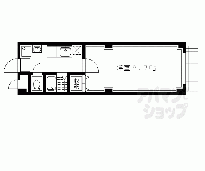 【ボンソワールルネ(BONSOIR LUNE)】間取