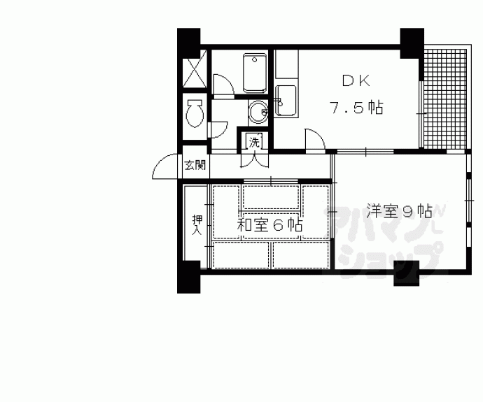 【ロイヤルセンタービルコバヤシ】間取