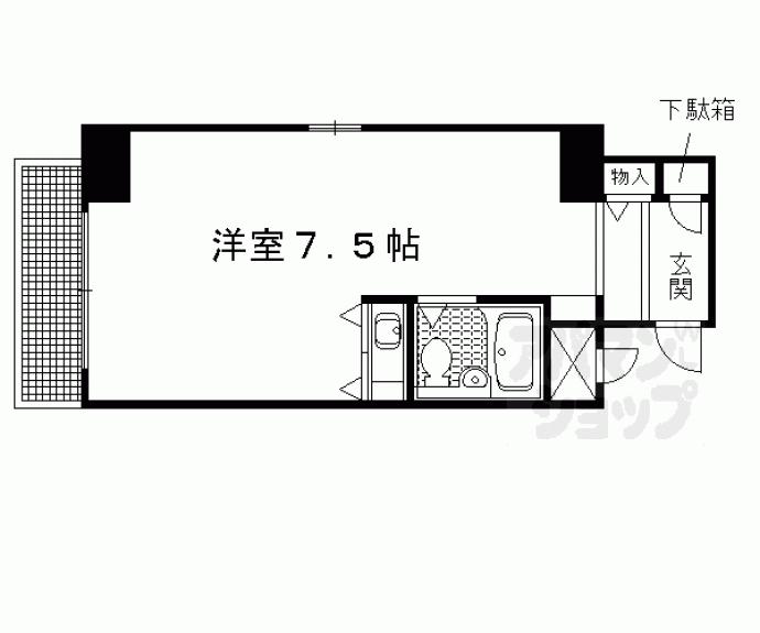 【コスモＬ下鴨】間取
