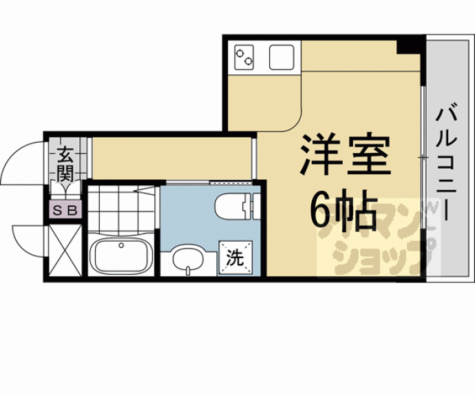 【コスモＬ下鴨】間取