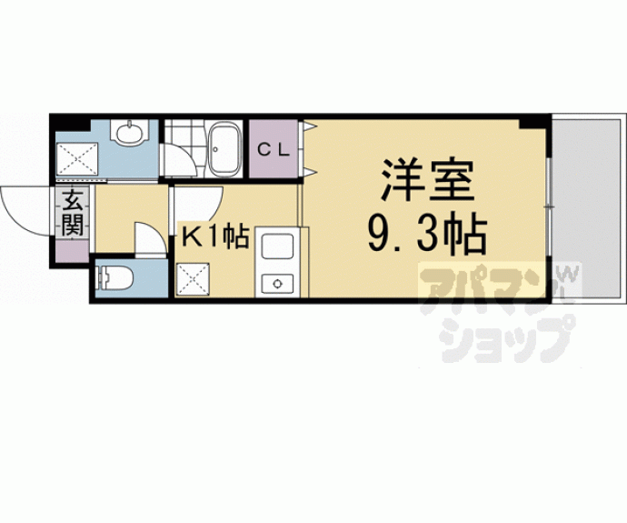 【Ｓ．Ｂｌｖｄ．一乗寺】間取